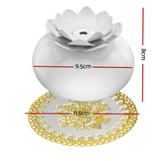 Devanti Aroma Diffuser Aromatherapy Lotus 200ml DIFF-T3-WH