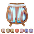 Devanti Ultrasonic Aroma Diffuser Aromatherapy 140ml LED Lights Iron Humidifier Forest Deep Wood DIFF-YX105-LW