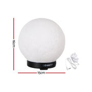 Devanti Ultrasonic Aroma Diffuser Aromatherapy Moon Lamp 100ml DIFF-YX145-WH