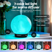 Devanti Ultrasonic Aroma Diffuser Aromatherapy Moon Lamp 100ml DIFF-YX145-WH