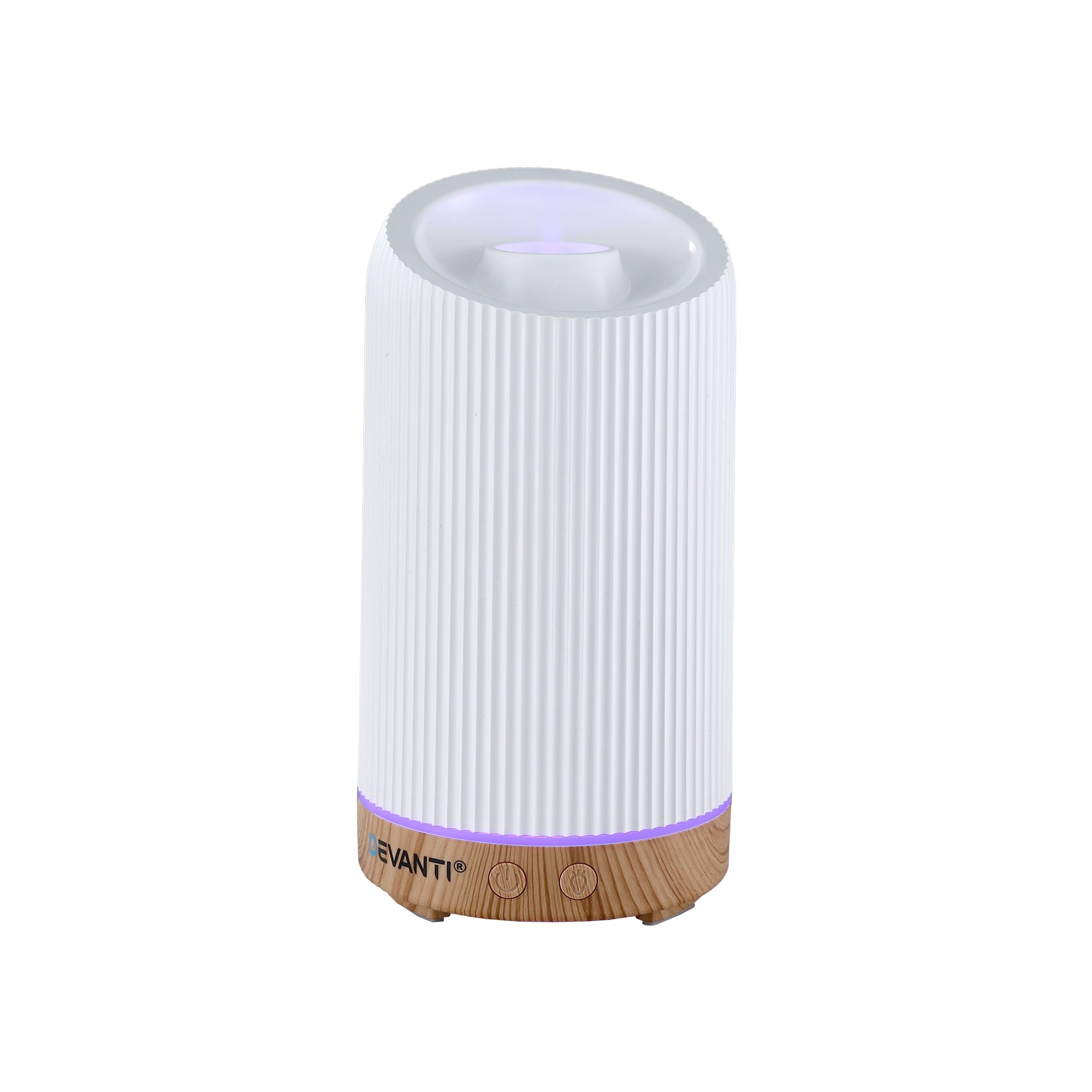 Devanti Ultrasonic Aroma Diffuser Aromatherapy 200ml LED Lights Iron Humidifier Forest DIFF-YX211-LW