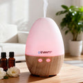 Devanti Ultrasonic Aroma Diffuser Aromatherapy 130ml LED Lights Iron Humidifier Forest DIFF-YX333-LW