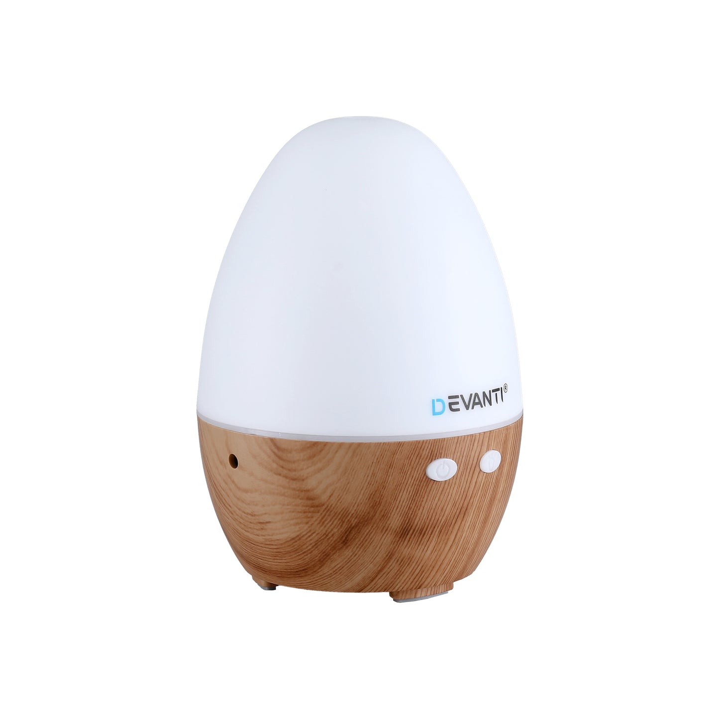 Devanti Ultrasonic Aroma Diffuser Aromatherapy 130ml LED Lights Iron Humidifier Forest DIFF-YX333-LW