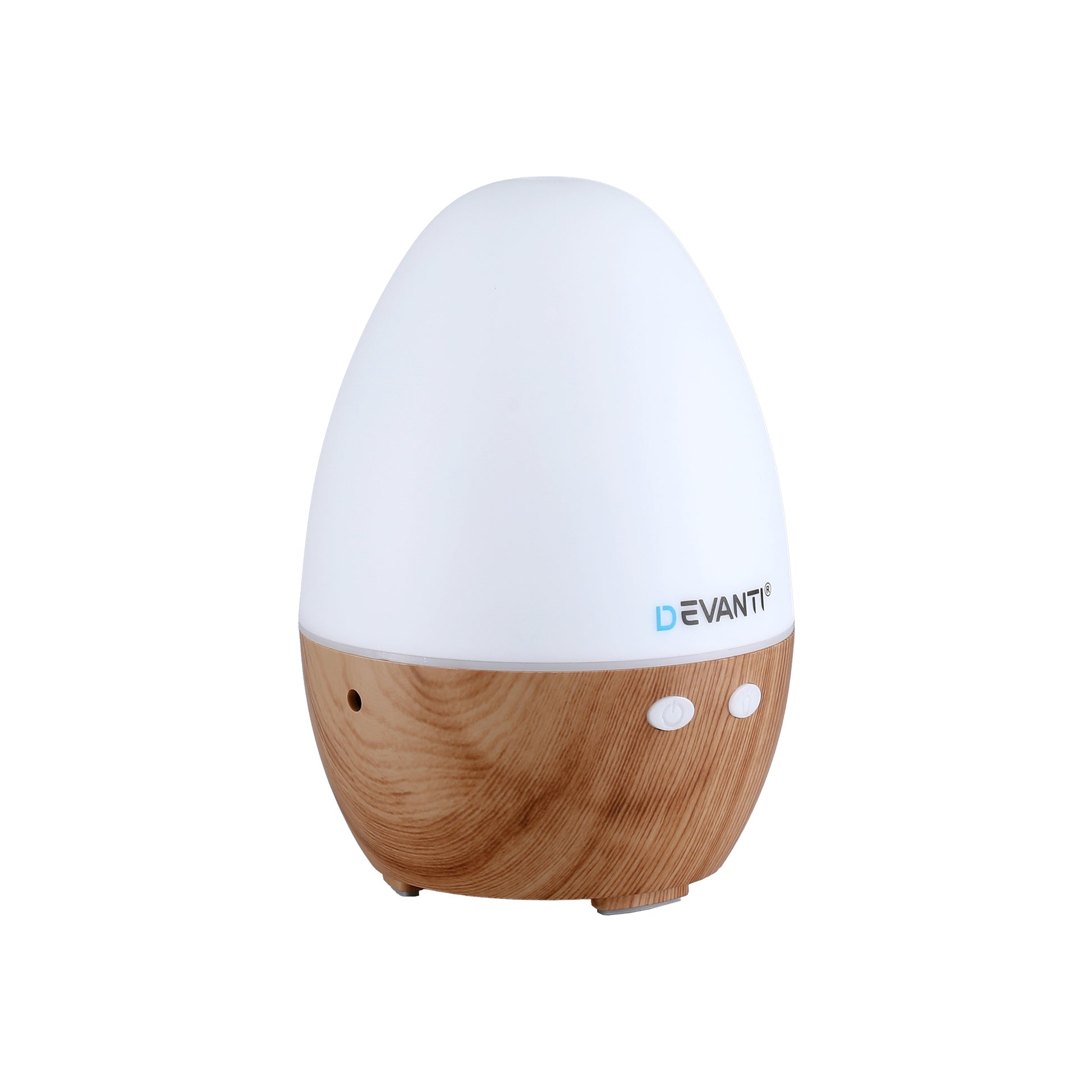 Devanti Ultrasonic Aroma Diffuser Aromatherapy 130ml LED Lights Iron Humidifier Forest DIFF-YX333-LW