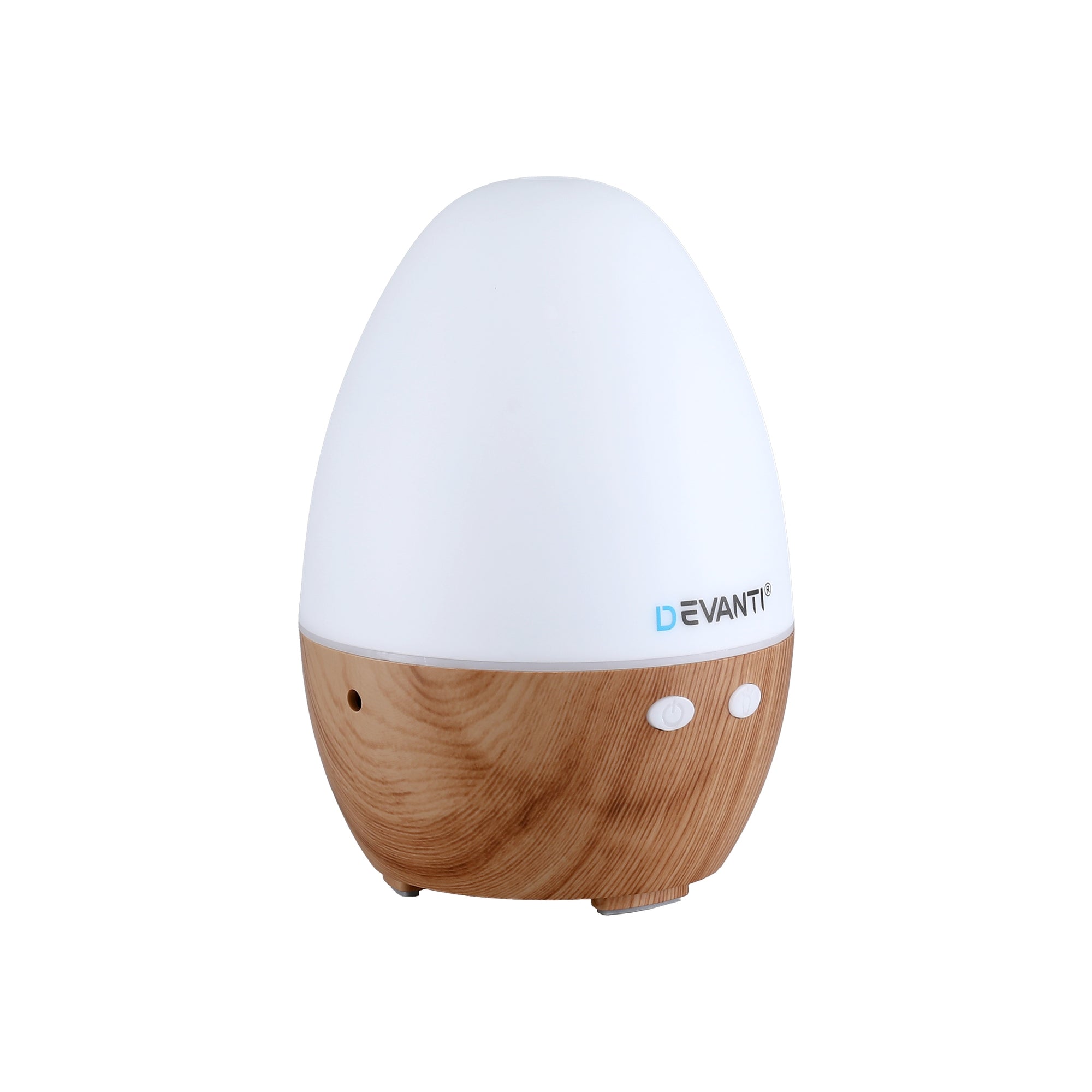 Devanti Ultrasonic Aroma Diffuser Aromatherapy 130ml LED Lights Iron Humidifier Forest DIFF-YX333-LW