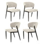Artiss Dining Chairs Set of 4 Linen Fabric Soft Upholstered Chairs Beige DINC-KJ-7016-BGX4