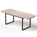 Artiss 2M Extendable Dining Table Kitchen Cafe Lounge Restaurant Tables Natural DINT-B-EXT-05-WD