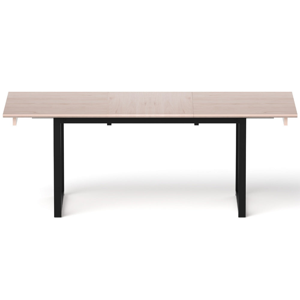 Artiss 2M Extendable Dining Table Kitchen Cafe Lounge Restaurant Tables Natural DINT-B-EXT-05-WD