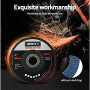 Giantz 100 PCS Zirconia Sanding Flap Disc 5" 125mm 80Grit Angle Grinding Wheel DISC-FD-125MM-80G-100P