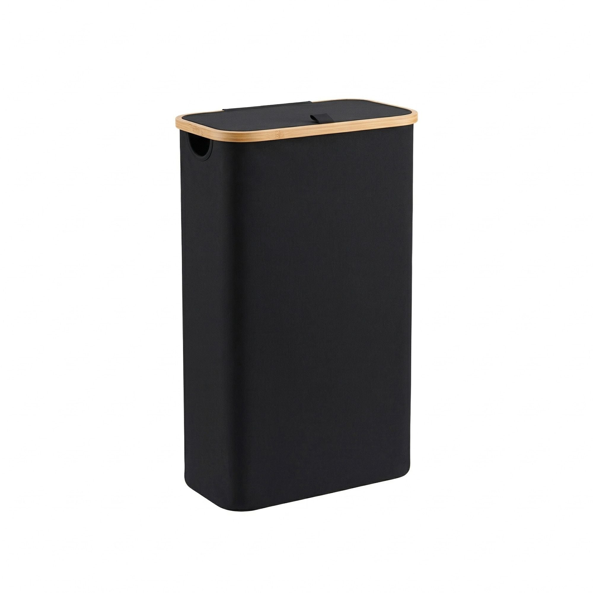 Artiss Laundry Basket with Removable Bag Foldable Black DIY-BATH-BK