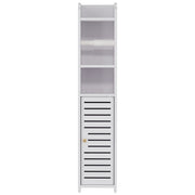 Artiss Bathroom Cabinet Toilet Roll Holder Tissue Organizer 3 Tier Floor Cabinet DIY-BATH-LVD01-WH