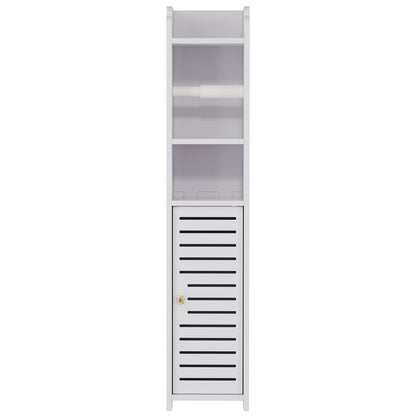 Artiss Bathroom Cabinet Toilet Roll Holder Tissue Organizer 3 Tier Floor Cabinet DIY-BATH-LVD01-WH