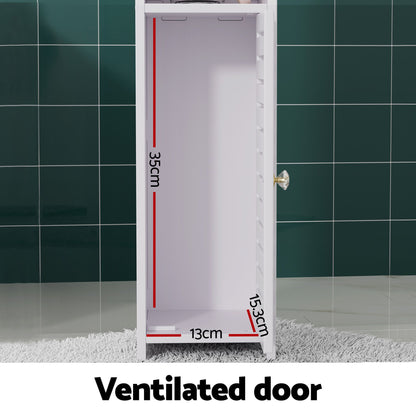 Artiss 2X Bathroom Cabinet Toilet Roll Holder 76cm DIY-BATH-LVD01-WHX2