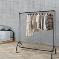 Artiss Clothes Rack Airer Coat Stand 6FT Rail Wheels DIY-CR-605-BK
