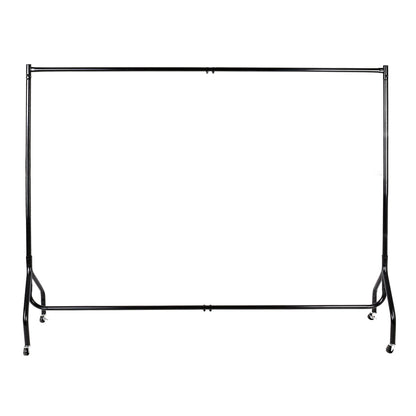 Artiss Clothes Rack Airer Coat Stand 6FT Rail Wheels DIY-CR-605-BK