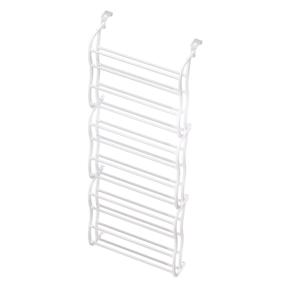 Artiss Shoe Rack Hanging Over Door Organiser 24 Pairs Eric DIY-SHOE-12T-WH