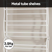 Artiss Shoe Rack Hanging Over Door Organiser 24 Pairs Eric DIY-SHOE-12T-WH