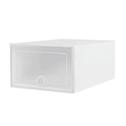 Artiss Shoe Box Rack DIY Set of 12 Stackable White Abel DIY-SHOE-BOX-12-WH