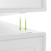 Artiss Shoe Box Rack DIY Set of 12 Stackable White Abel DIY-SHOE-BOX-12-WH