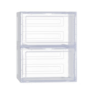 Artiss Shoe Box Rack DIY Set of 2 Stackable Magnetic Door DIY-SHOE-BOX-MG-2-WH
