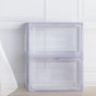 Artiss Shoe Box Rack DIY Set of 2 Stackable Magnetic Door DIY-SHOE-BOX-MG-2-WH
