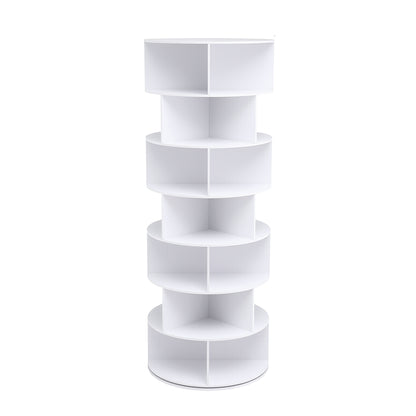 Artiss 7 Tier 360 degrees Rotating Shoe Rack Storage Display Shelf White DIY-SHOE-ROT01-WH