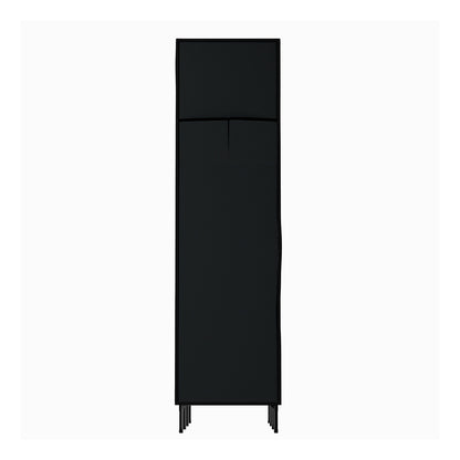 Artiss Large Portable Clothes Closet Wardrobe with Shelf Black DIY-WR-175-BK