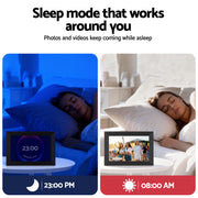 Artiss Digital Photo Frame 10.1 Inch WIFI Touch-Screen Picture Video Player 32G DPR-W1001-BK