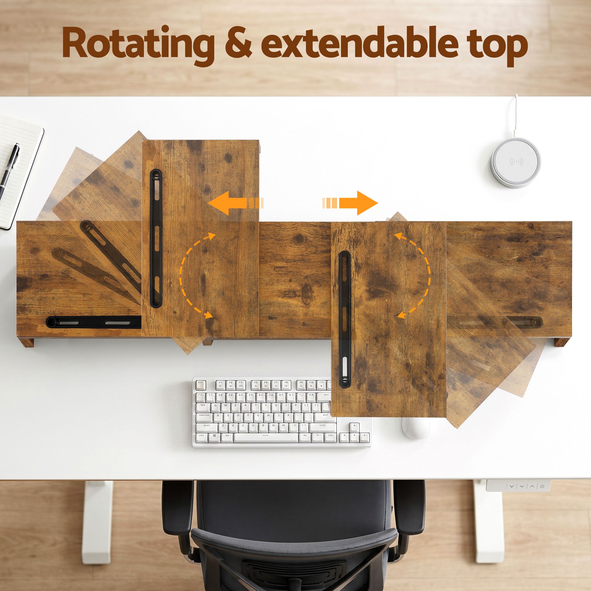 Artiss Dual Monitor Stand Riser DR-B-TRI-096