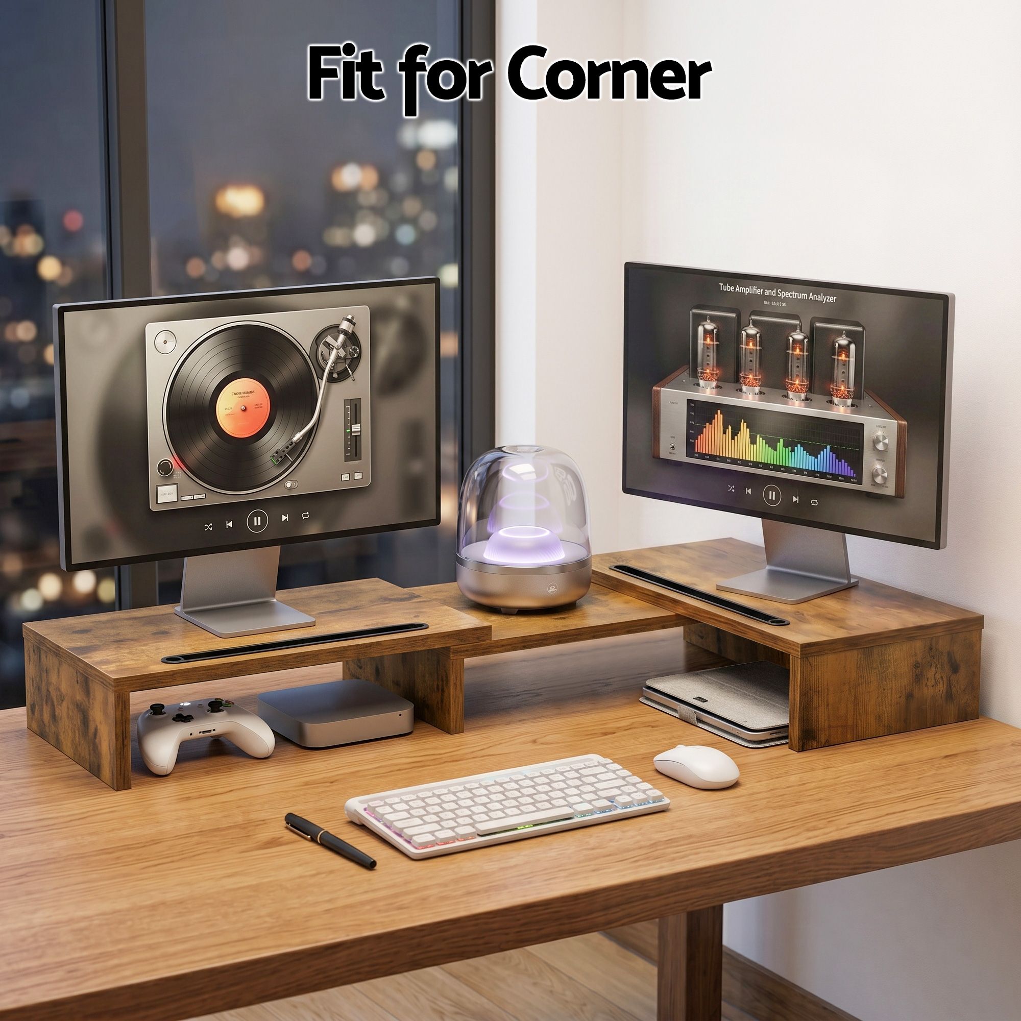 Artiss Dual Monitor Stand Riser DR-B-TRI-096