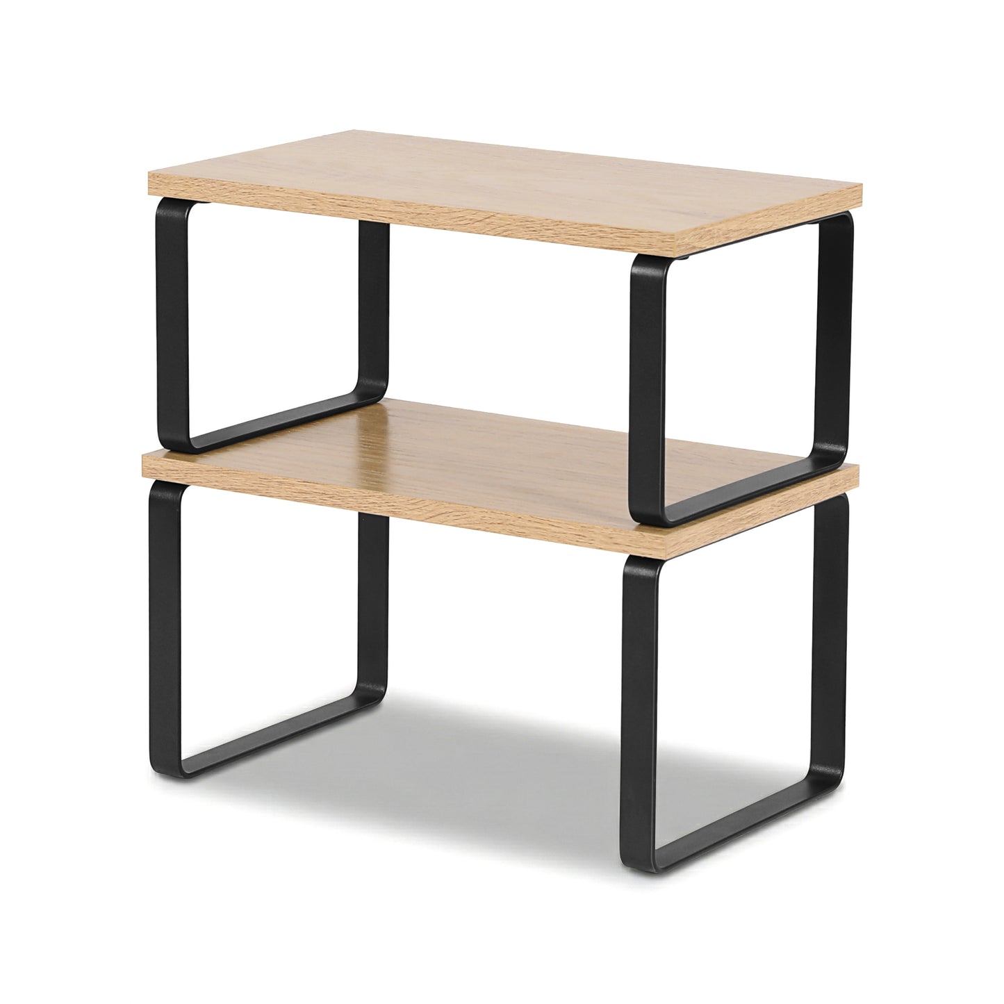 Cefito Kitchen Storage Shelves Rack Cupboard Cabinet Organiser Set of 2 DR-D-2SET-WD