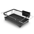 Cefito Dish Drying Rack for Kitchen Storage Organisation Kitchen Sink Organiser Dish Drainer DR-E-04-BK