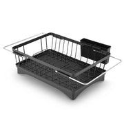 Cefito Dish Drying Rack for Kitchen Storage Organisation Kitchen Sink Organiser Dish Drainer DR-E-04-BK