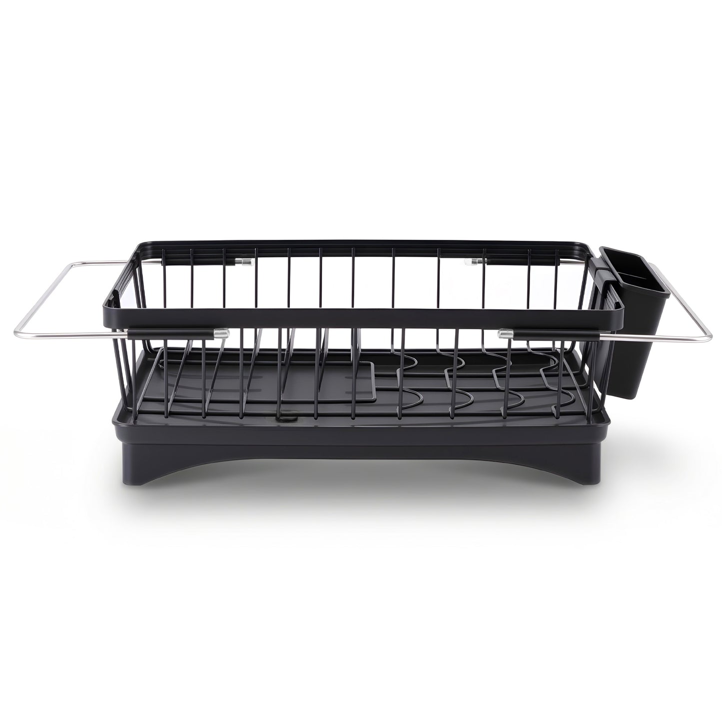 Cefito Dish Drying Rack for Kitchen Storage Organisation Kitchen Sink Organiser Dish Drainer DR-E-04-BK