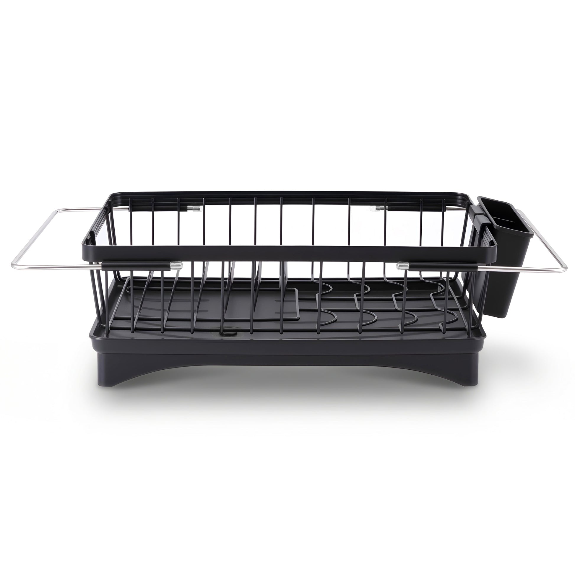 Cefito Dish Drying Rack for Kitchen Storage Organisation Kitchen Sink Organiser Dish Drainer DR-E-04-BK