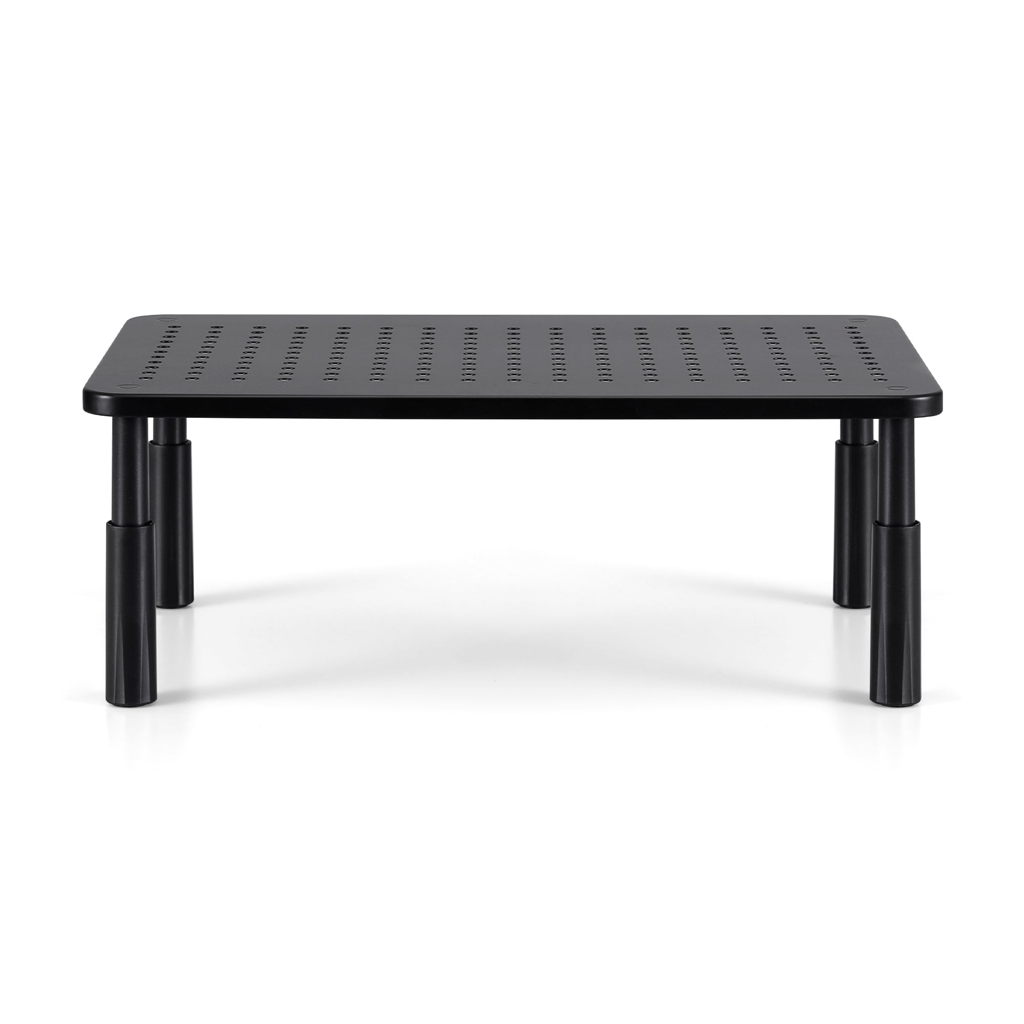 Artiss Monitor Stand Adjustable Riser For Computer Monitor And Laptop 3 Height Desk Organizer Black DR-STB-086