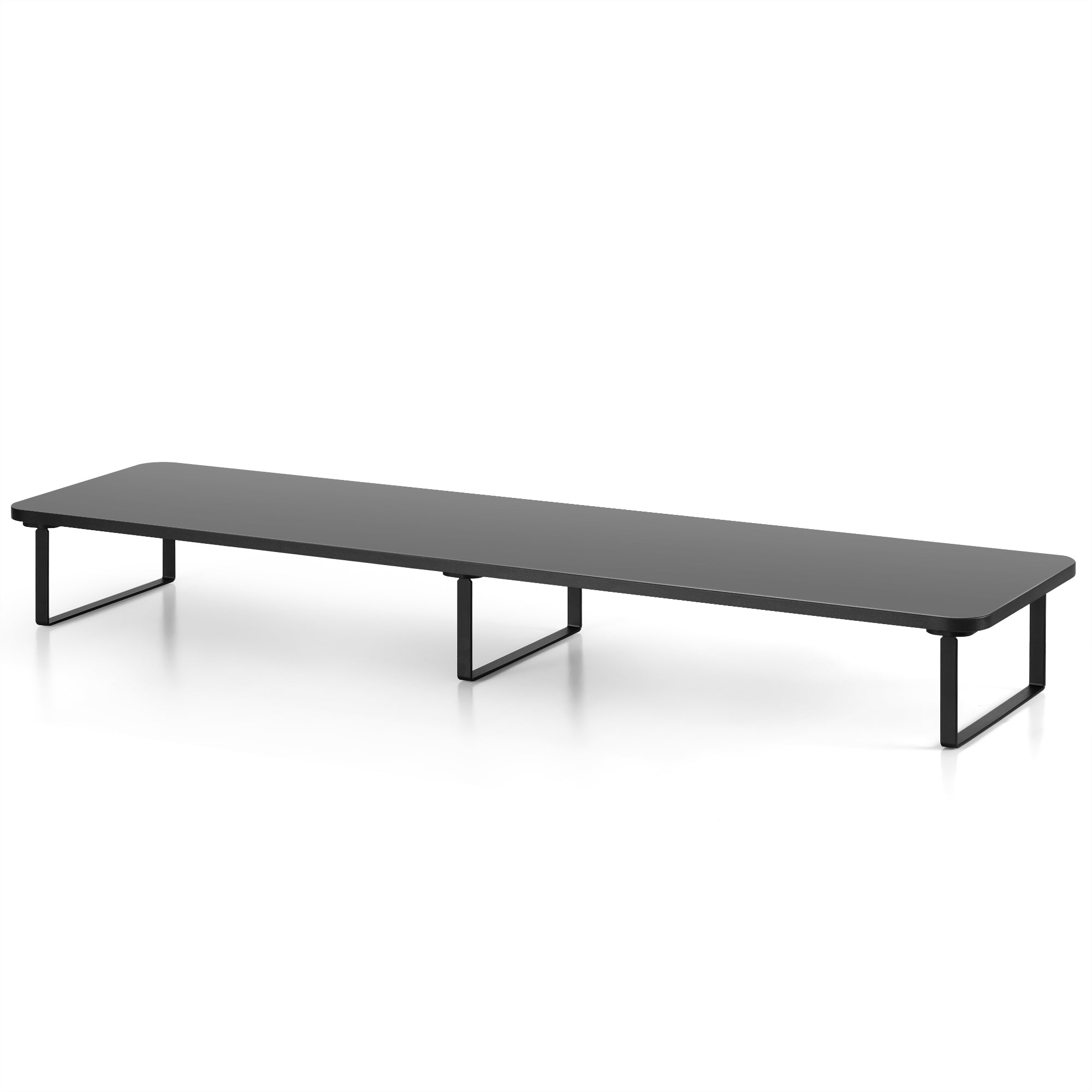 Artiss Dual Monitor Stand 100cm Riser Large Laptop Stand Desk Organiser Black DR-STB-111-03
