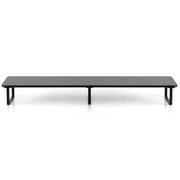 Artiss Dual Monitor Stand 100cm Riser Large Laptop Stand Desk Organiser Black DR-STB-111-03