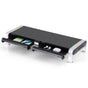 Artiss RGB Monitor Stand with USB Hub Desk Organiser Charging Stand Computer Stand Black DR-STB-171