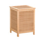 Artiss Laundry Hamper Bathroom Storage Cabinet Wooden Organiser Bag Clothes DRESS-D-BATH-55-WD
