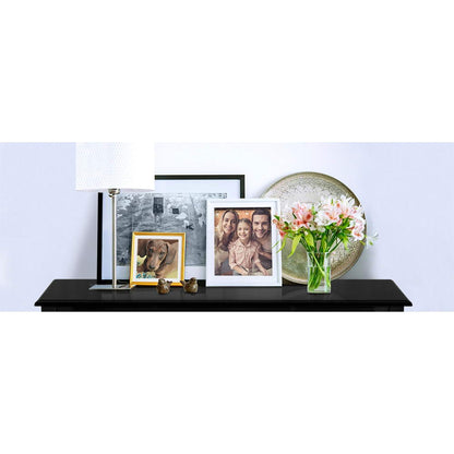Artiss Console Table 3 Drawers Black Hamptons DRESS-D-NEW-HS-3D-BK