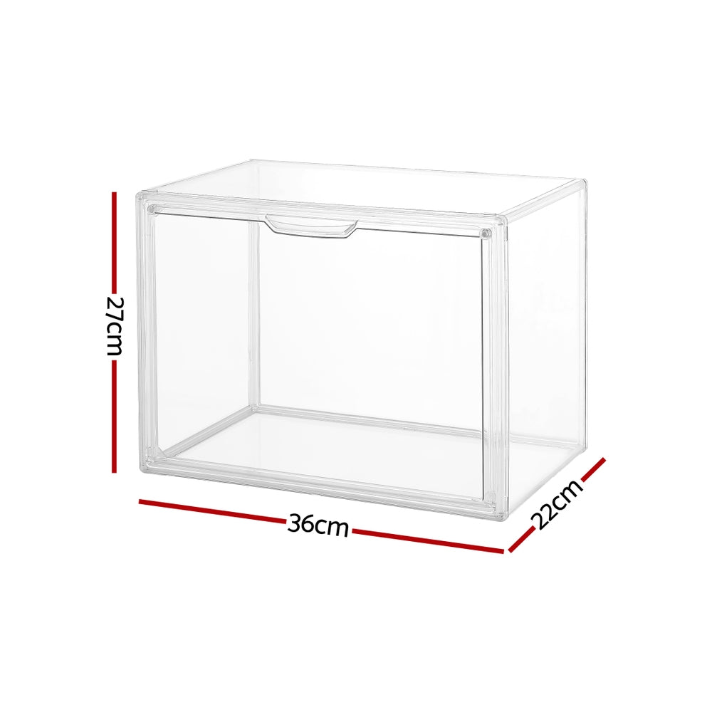 Artiss Clear Acrylic Display Case Dustproof Protection Box For Toys 27CM DS-27-CL