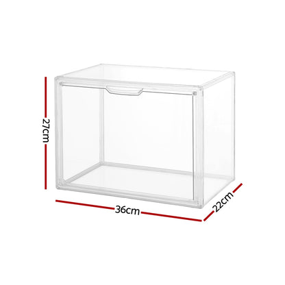 Artiss Clear Acrylic Display Case Dustproof Protection Box For Toys 27CM DS-27-CL