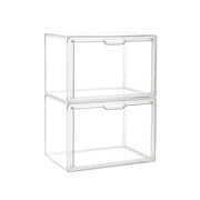 Artiss Clear Acrylic Display Case Box 2 Pack For Toys 54cm DS-27-CLX2