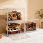 Artiss Clear Acrylic Display Case 3 Pack Toy Storage Box DS-27-CLX3