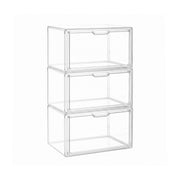 Artiss Clear Acrylic Display Case 3 Pack Toy Storage Box DS-27-CLX3