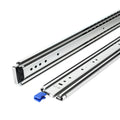 Giantz 2x Drawer Slides Full Extension Locking 227kg 1804-3608mm Length DS-76MM-1804-SI