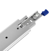 Giantz 2x Drawer Slides Full Extension Locking 227kg 1804-3608mm Length DS-76MM-1804-SI