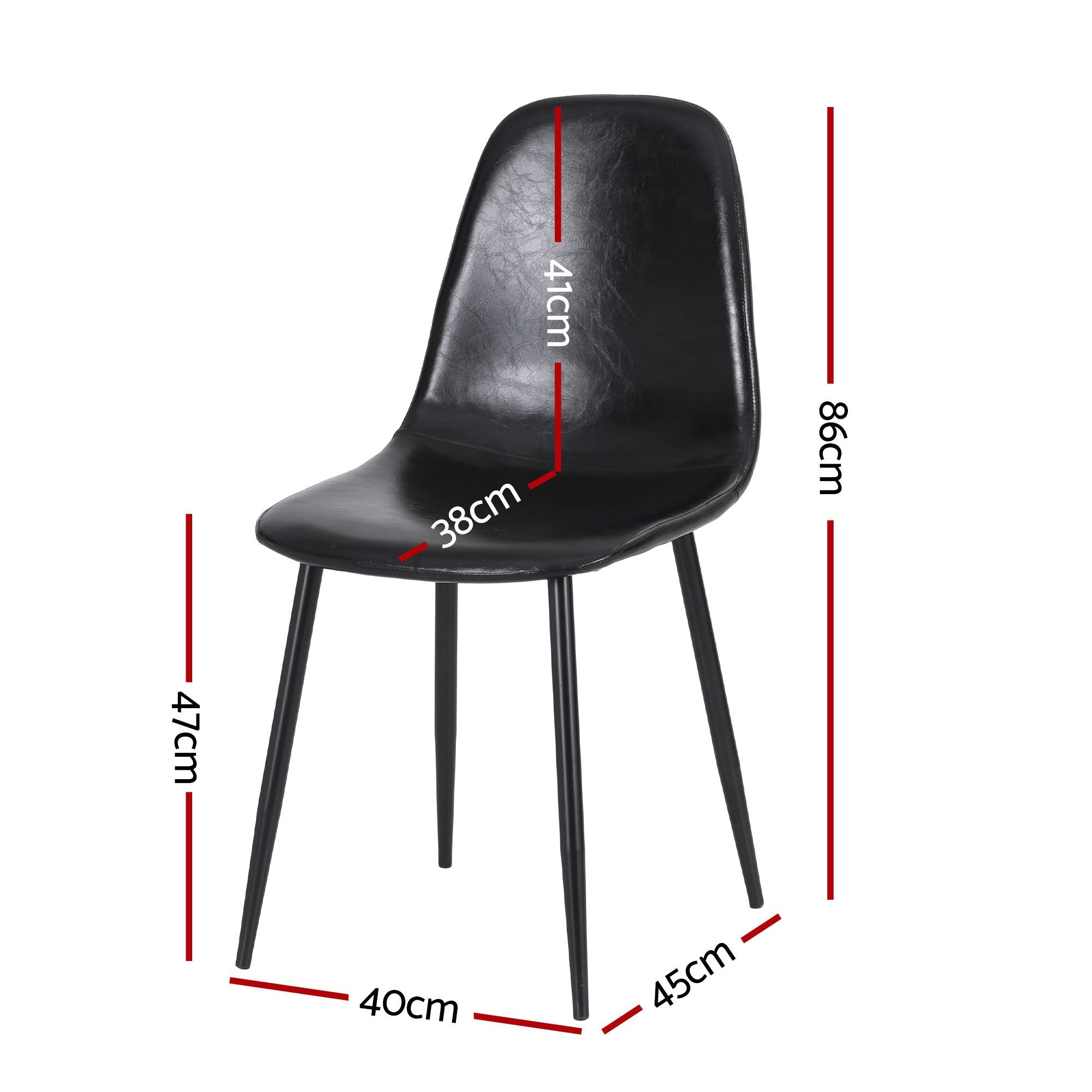 Artiss Dining Table and Chairs Set 5pcs Foldable with 2 Drawers Black and White DSET-CHANGE-DIN-B04-BKX4