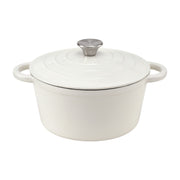5-Star Chef 3.8L Enameled Cast Iron Dutch Oven Pot with Lid for Sourdough Bread Baking DTO-POT-WH
